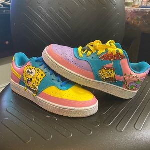 Custom spongebob Nikes